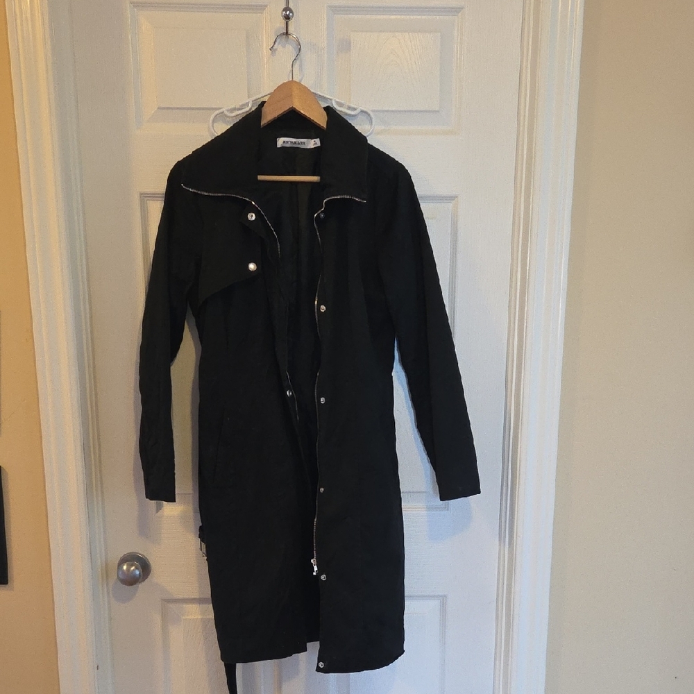 JustFab Elegant Black Coat